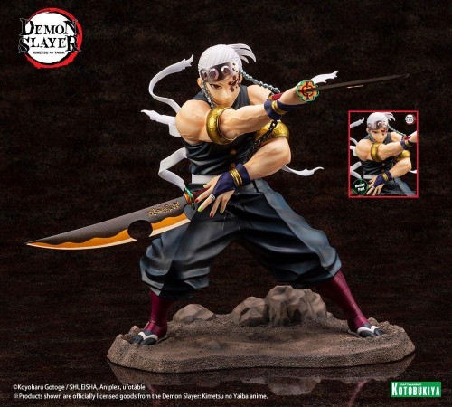 DEMON SLAYER - Tengen Uzui Bonus Vers.- Figurka 1/8 ARTFXJ 23cm