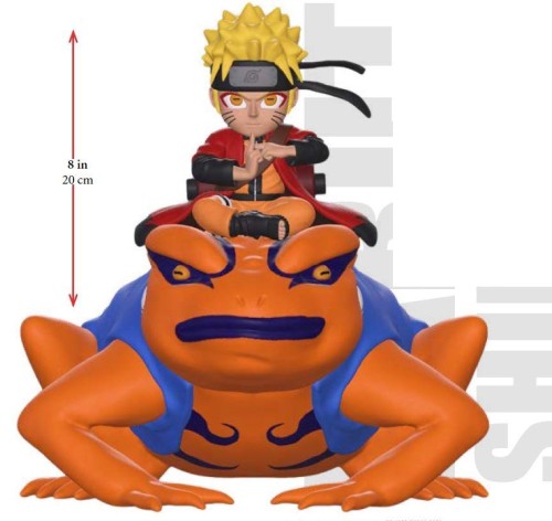 NARUTO & GAMAKISHI - Figura z Podświetleniem - 20.32 cm