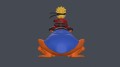 NARUTO & GAMAKISHI - Figura z Podświetleniem - 20.32 cm