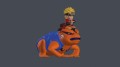NARUTO & GAMAKISHI - Figura z Podświetleniem - 20.32 cm