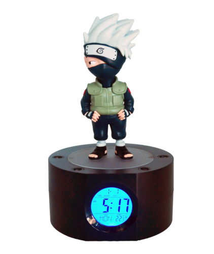 NARUTO - Kakashi - Budzik z lampką LED - 18 cm