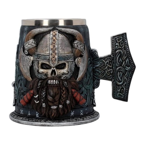 Kufel do Piwa Czaszka Wikinga NEMESIS NOW TANKARD Kubek Skull 450ml 18cm
