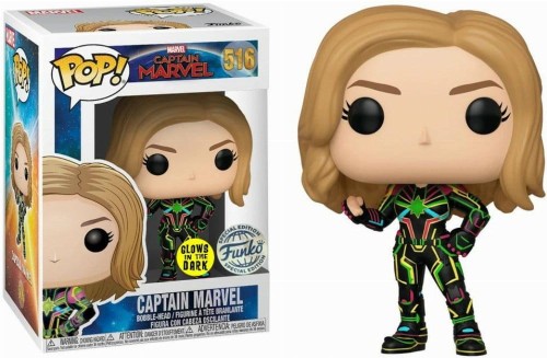 Funko Pop! Captain Marvel (Neon Suit)  516