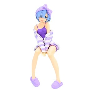 RE ZERO - Rem "Room Wear Purple"  - figurka PVC Noodle Stopper 14cm