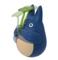 MY NEIGHBOR TOTORO - Blue Totoro with leaf - Figurka Culbuto 5.8cm