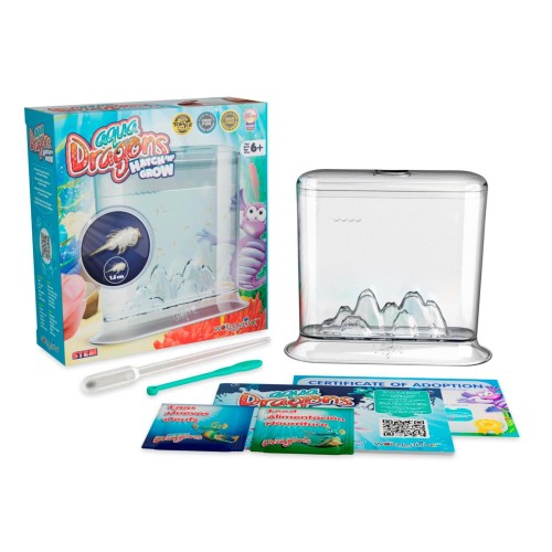 AQUA DRAGONS PODWODNY ŚWIAT WODNE SMOKI KWARIUM ZABAWKA EDUKACYJNA 4000