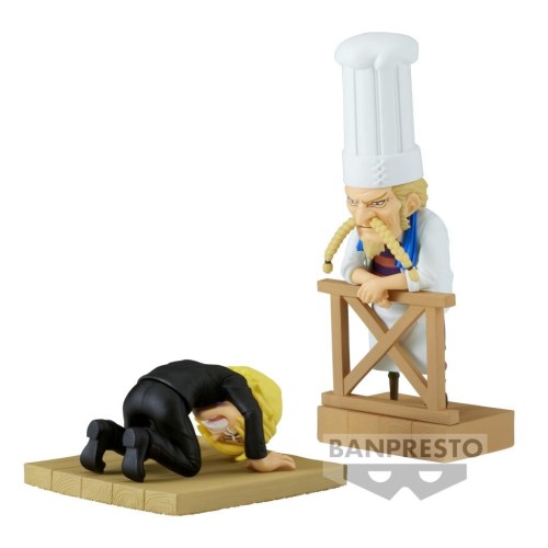 ONE PIECE - Sanji & Zeff - Figurka WCF Log Stories 8cm