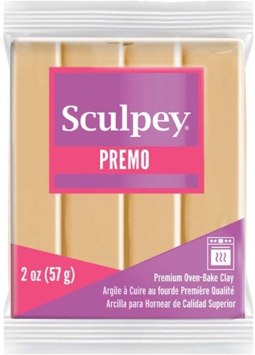SUPER SCULPEY GLINA DO RZEŹBIENIA Premo Ecru 57g Non Toxic