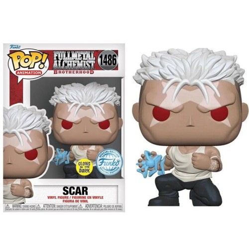 Funko Pop! Full Metal Alchemist: Brotherhood Scar Glow in the dark