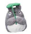 MY NEIGHBOUR TOTORO - Grey Totoro with leaf - Nakayoshi Pluszak