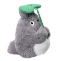 MY NEIGHBOUR TOTORO - Grey Totoro with leaf - Nakayoshi Pluszak