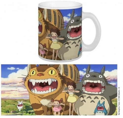 STUDIO GHIBLI - Nekobus & Totoro - kubek 300ml