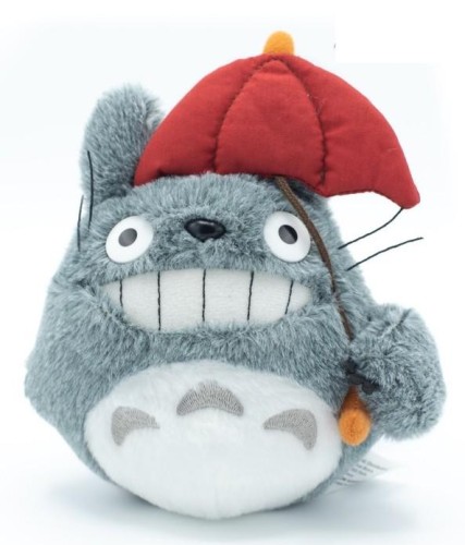 MY NEIGHBOR TOTORO - Totoro Red Umbrella - Pluszak 15cm