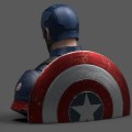 figurka MARVEL - Captain America Avengers Endgame - Money Bank Bust 20 cm
