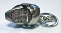 MARVEL - 3D Metal Brelok Blister Box - Iron Man SILVER Helmet