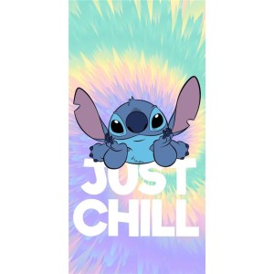 LILO & STITCH - Just Chill - ręcznik plażowy 100% Polyester - 70x140cm