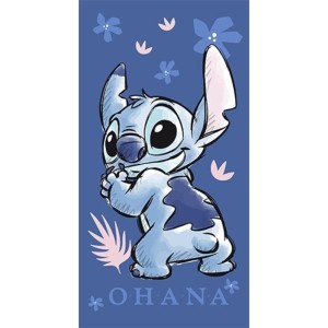 LILO & STITCH - Ohana - ręcznik plażowy 100% Polyester - 70x140cm