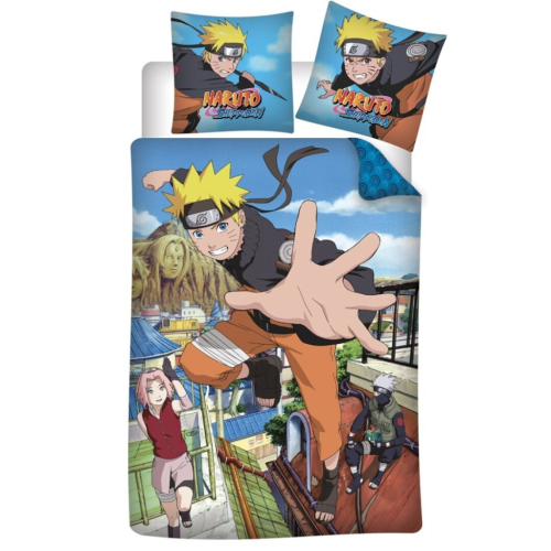 NARUTO SHIPPUDEN - Poszwa na kołdrę 140x200cm - '100% Coton'