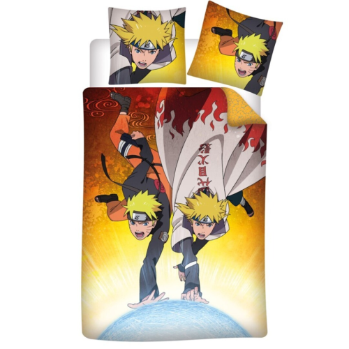 NARUTO - Minato & Naruto - Poszwa na kołdrę 140x200cm  - '100% microfiber'