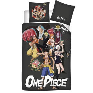 ONE PIECE - Crew - Poszwa na kołdrę 140x200cm  - '100% microfiber'