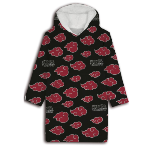 NARUTO - Akatsuki - Sweat Ponczo Piżama Coral Fleece 14-18