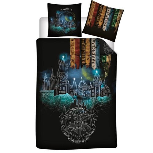 HARRY POTTER - Hogwarts - Poszwa na kołdrę 140x200cm - '100% microfiber'