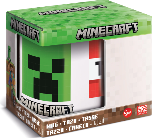 MINECRAFT TNT Creeper 11oz 325ml Ceramiczny Kubek Stor Mojang