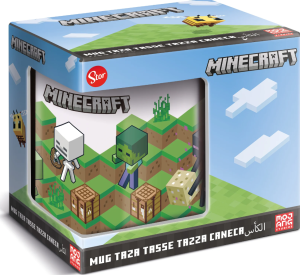 MINECRAFT Creeper Steve Zombie Alex Ghost 325ml Ceramiczny Kubek Stor