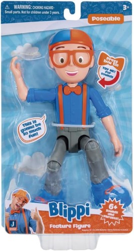 BLIPPI MY BUDDY FIGURKA 25CM MASKOTKA GADA DŹWIĘK HISZPAŃSKI JAZWARES