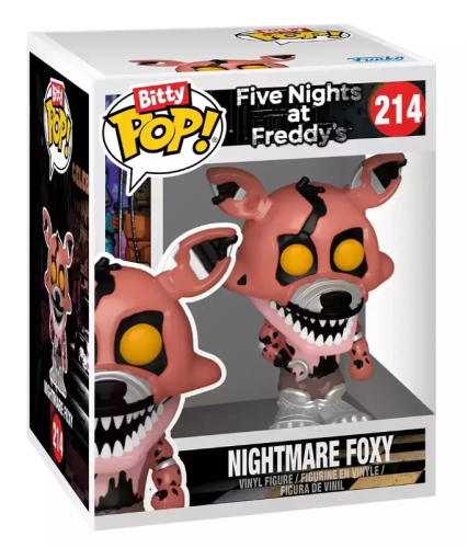 FIVE NIGHTS AT FREDDY'S Bitty Nightmare Foxy 2.5cm Funko Pop! FNAF Figurka