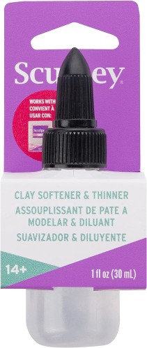 SUPER SCULPEY Zmiękczacz DO GLINY GLINA DO RZEŹBIENIA 30ml z precyzyjną zakrętką