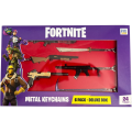 FORTNITE BRONIE FIGURKI METALOWE ZBIERAKI KARABIN PISTOLET SHOTGUN