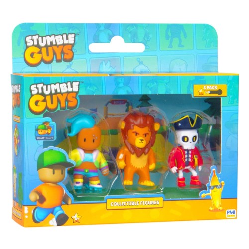 FIGURKA STUMBLE GUYS PMI ZESTAW FIGUREK Velocit Leonidas Capt Nohart