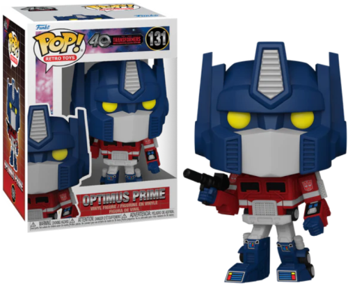 Funko Pop! TRANSFORMERS G1 Retro Toys 131 Optimus Prime Figurka