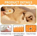 Szczotka dla kota 3 w 1 z parą, szczotka Steamy Cat USB wielofunkcyjny grzebień do masażu