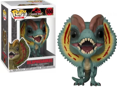 Funko Pop! JURASSIC PARK 550 - Dilophosaurus Park Jurajski World