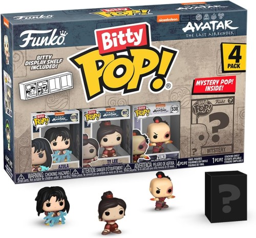 Funko Pop! AVATAR THE LAST AIRBENDER Bitty 4 Pack 2.5cm Azula Tye Lee Zuko