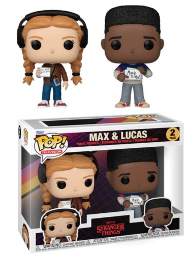 Funko Pop! STRANGER THINGS S4 POP TV 2 Pack Max & Lucas