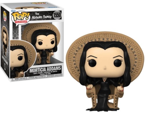 Funko Pop! ADDAMS FAMILY Deluxe1550 Morticia in Chair Wednesday