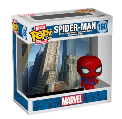 MARVEL Bitty Funko Pop! Deluxe Spider-Man (Cityscape)