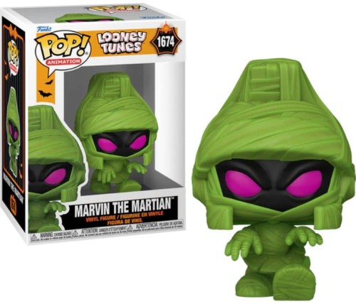 Funko Pop! LOONEY TUNES HALLOWEEN Animation 1674 Marvin (Mummy)