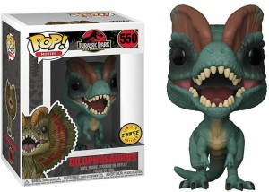 Funko Pop! JURASSIC PARK 550 - Dilophosaurus Park Jurajski World Chase