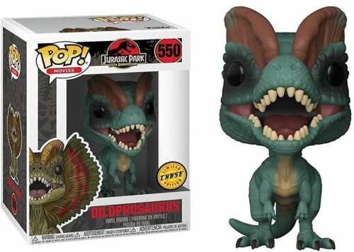 Funko Pop! JURASSIC PARK 550 - Dilophosaurus Park Jurajski World Chase