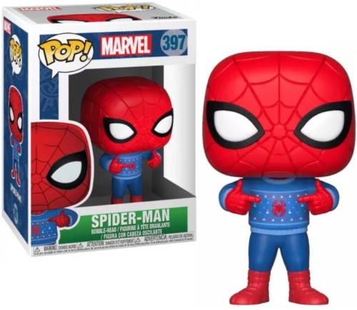 Funko POP! MARVEL 397 Holiday Spiderman Figurka
