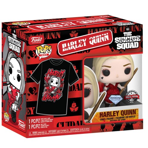 Funko Pop! Suicide Squad 2 POP! Tee Box Harley Quinn T-shirt Koszulka