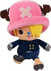 ONE PIECE MASKOTKA Tony Chopper x Sanji 20 cm Pluszak Figurka Oryg