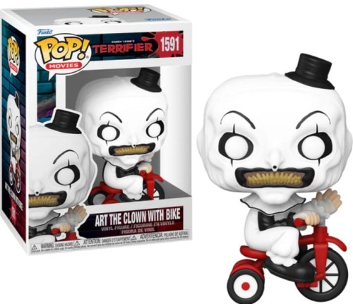 Funko POP! TERRIFIER Movies 1591 Art the Clown with Bike