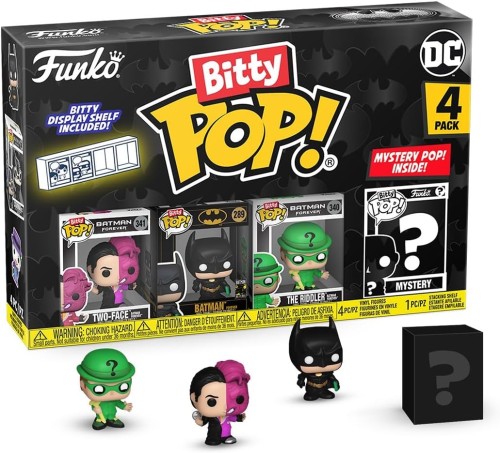 Funko Pop! BATMAN 85TH Bitty 4 Pack 2.5cm Two Face Riddler DC Comics