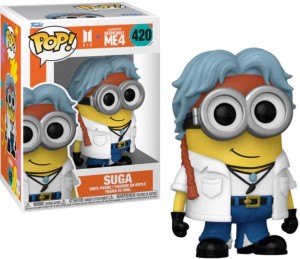 Funko POP! MINIONS X BTS Rocks  420 Suga Minionki
