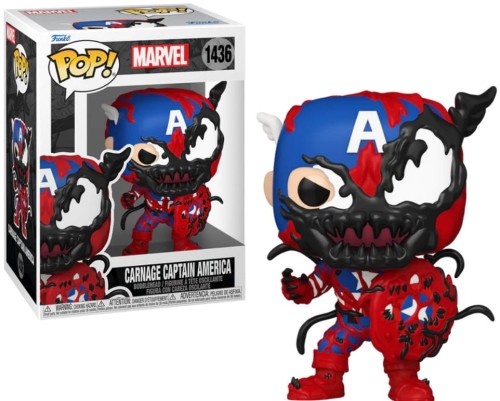 Funko POP! CARNAGEIZED Marvel 1436 Captain America